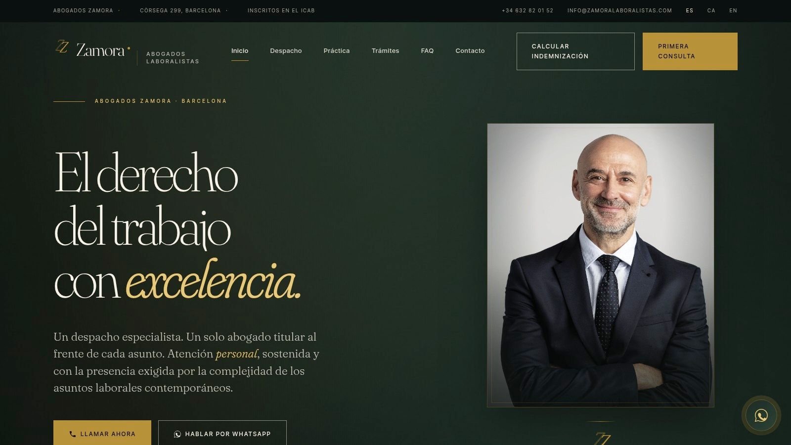 Zamora Abogados Laboralistas en Barcelona